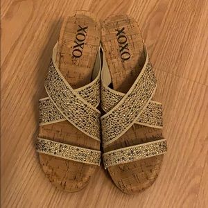 Xoxo wedge shoes 3 3/4 inch
